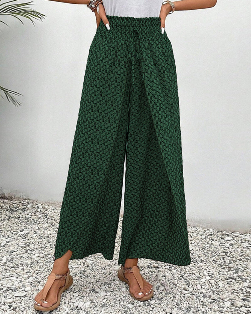 Sapphira | Calças Femininas com Design Geométrico