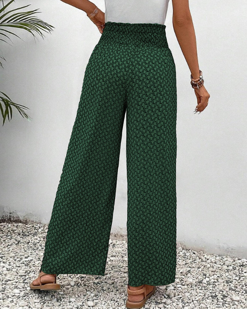 Sapphira | Calças Femininas com Design Geométrico
