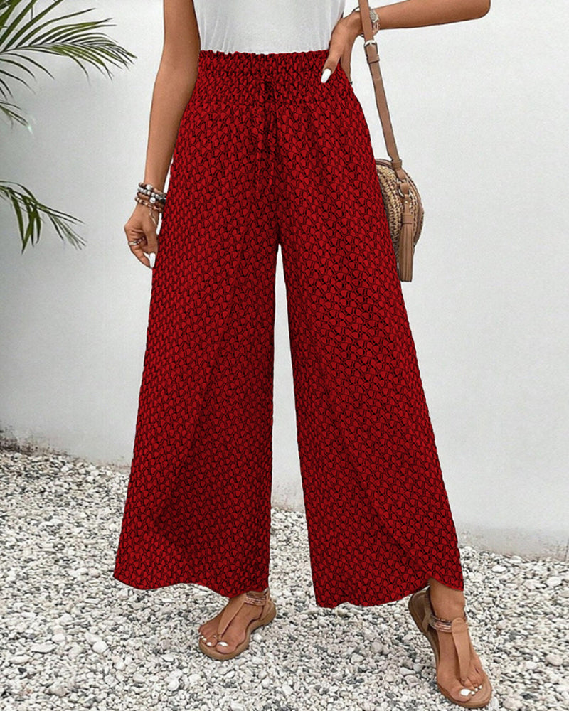 Sapphira | Calças Femininas com Design Geométrico