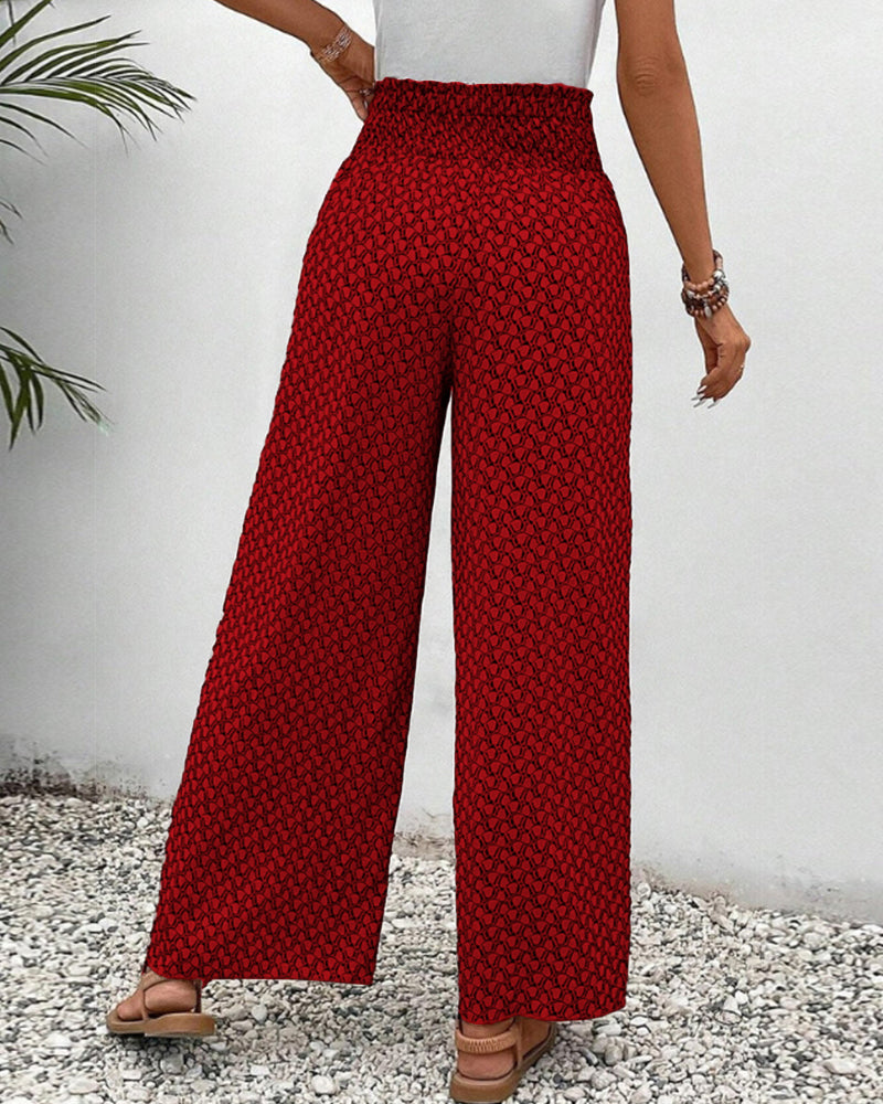 Sapphira | Calças Femininas com Design Geométrico
