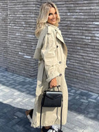 Elegante Casaco Trench Amara