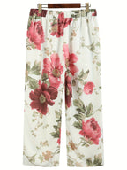 Inara | Calças de Verão com Estampa Floral