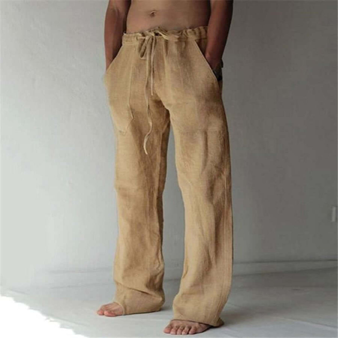 Calças Masculinas de Perna Larga | Estilo Casual