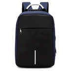 Modern Padded Unisex Travel Backpack with Zipper Closure