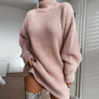 Vestido de Suéter Confortável Feminino