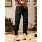 Calças Táticas Masculinas Cargo com Vários Bolsos