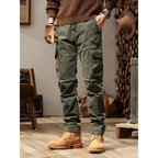 Calças Táticas Masculinas Cargo com Vários Bolsos