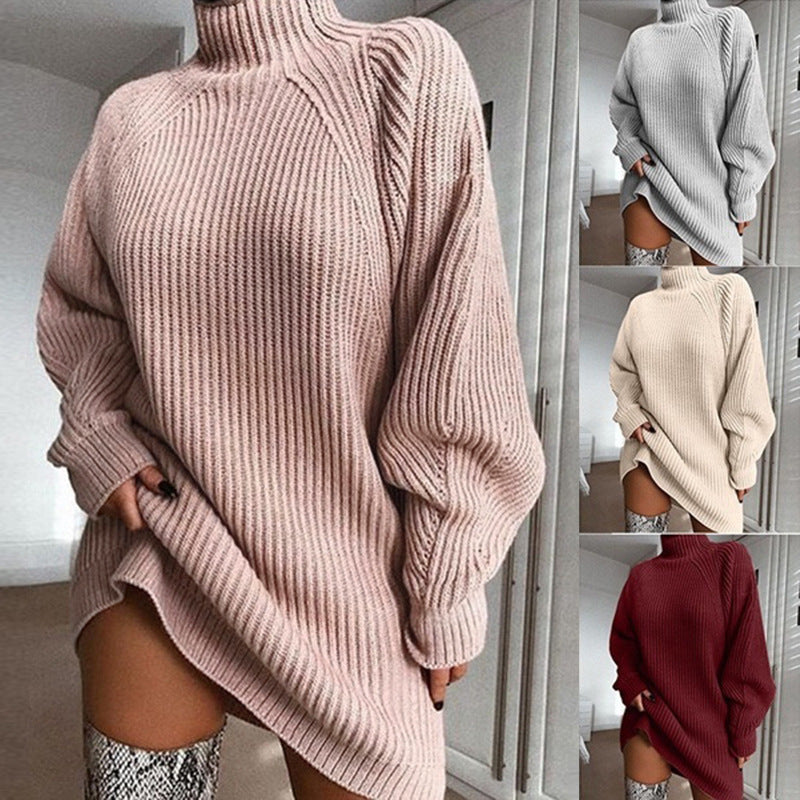 Vestido de Suéter Confortável Feminino