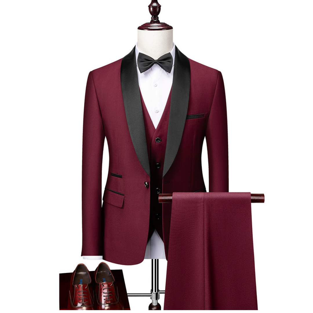 Seve | Conjunto Masculino Formal de 3 Peças | Conforto Garantido