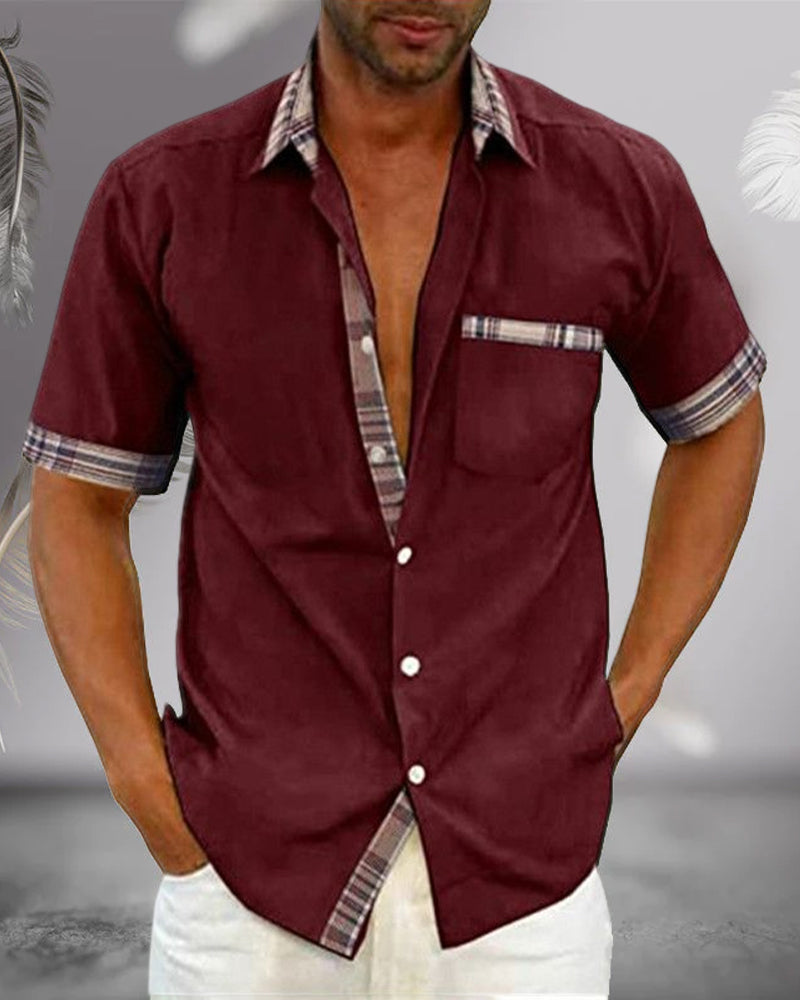 Francesco | Camisa Masculina de Manga Curta