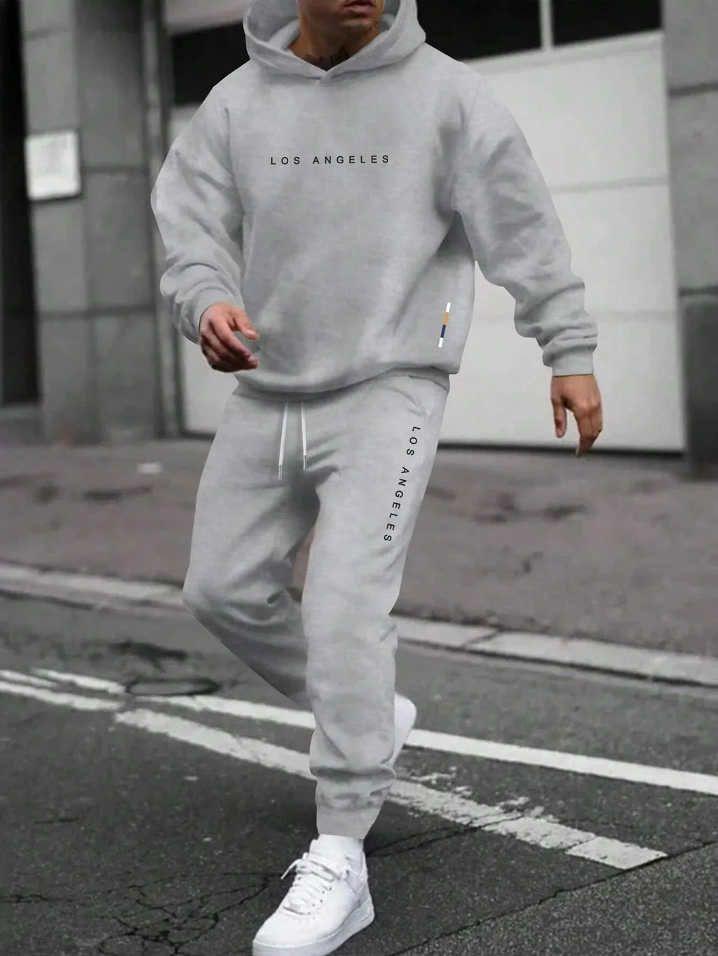 LIVAA - Conjunto Casual de Corrida Masculino | Hoodie e Calças