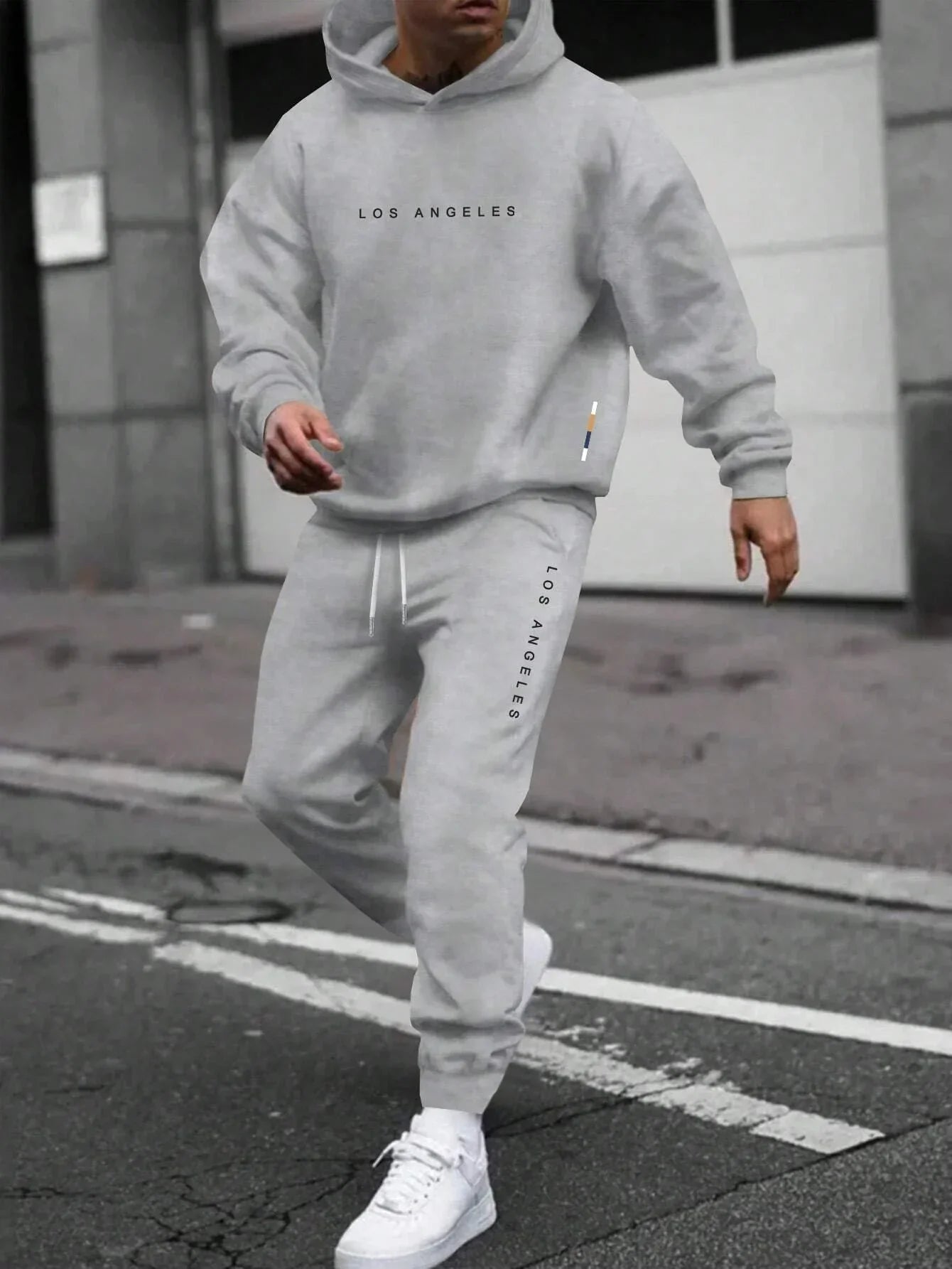 LIVAA - Conjunto Casual de Corrida Masculino | Hoodie e Calças
