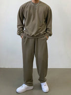Conjunto de Hoodie e Calças Masculinas LIVAA