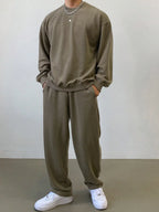 Conjunto de Hoodie e Calças Masculinas LIVAA