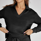 Eline | Conjunto Premium de Loungewear com Calças Confortáveis e Decote em V