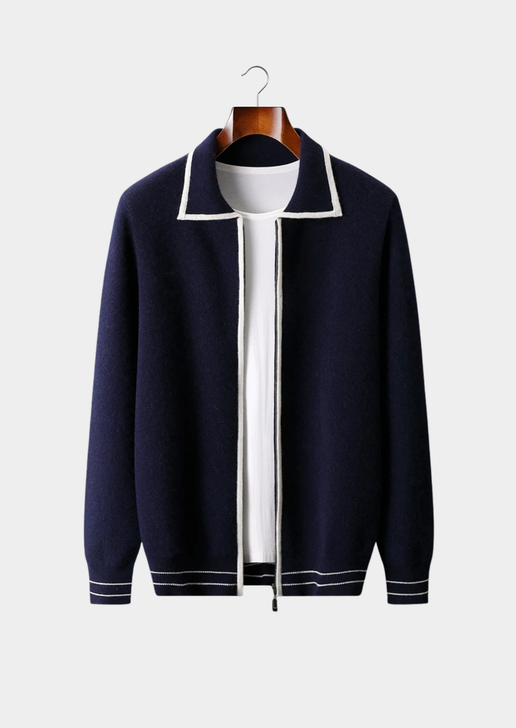 Polo Style Cardigan by LIVAA