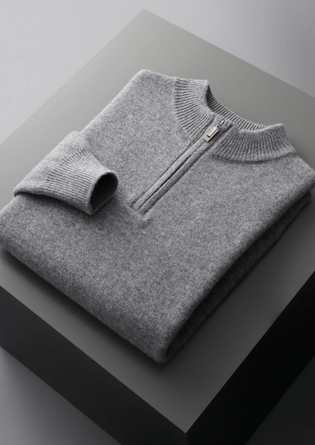 MARVIN - Pullover com Zíper Frontal