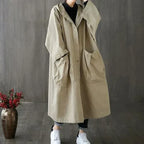 Casaco Trench Oversized Alina para Conforto Absoluto