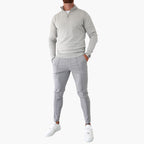 DAAN | Suéter de Meio-Zip Masculino - Perfeito para Climas Frescos