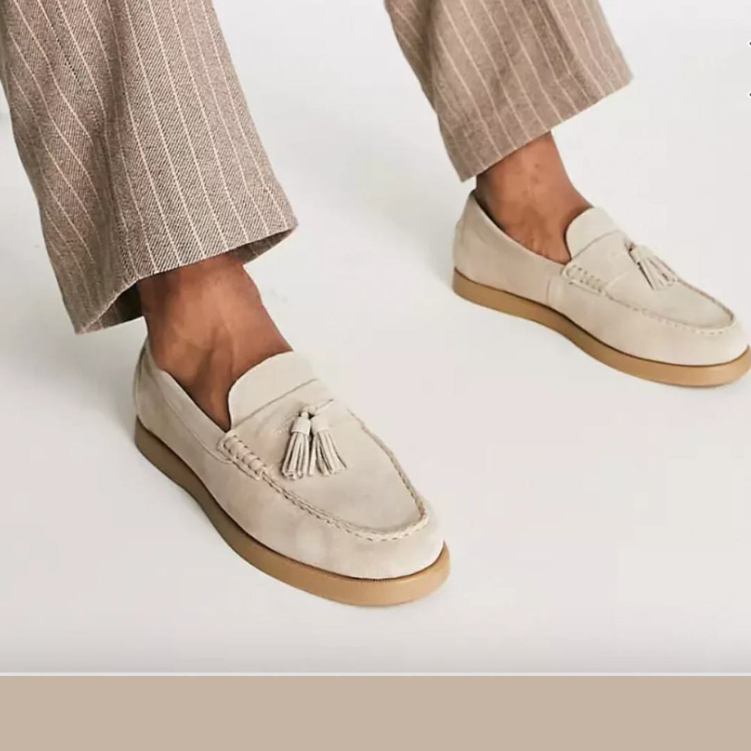 Confortáveis Sapatos Clássicos de Camurça Masculinos