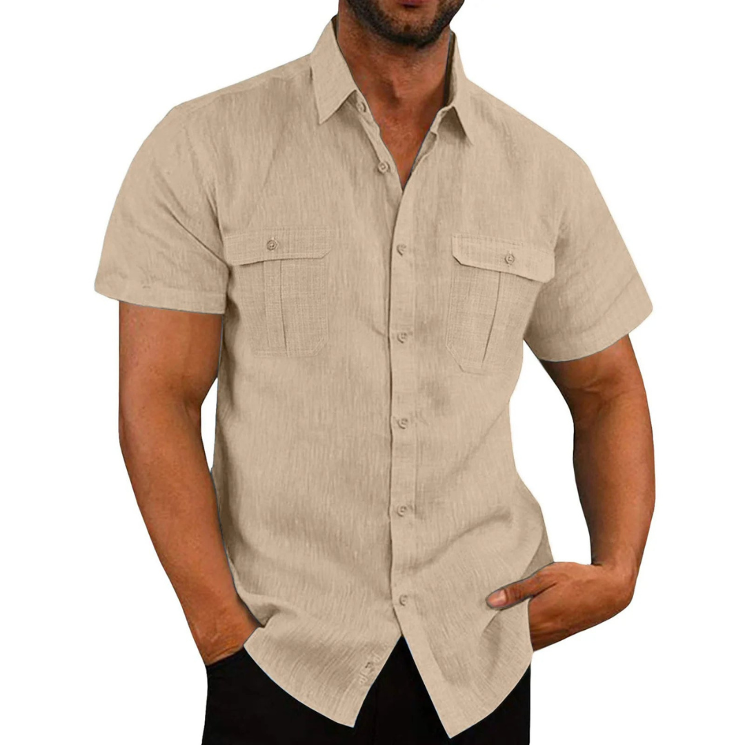 Yannick | Camisa Masculina de Manga Curta