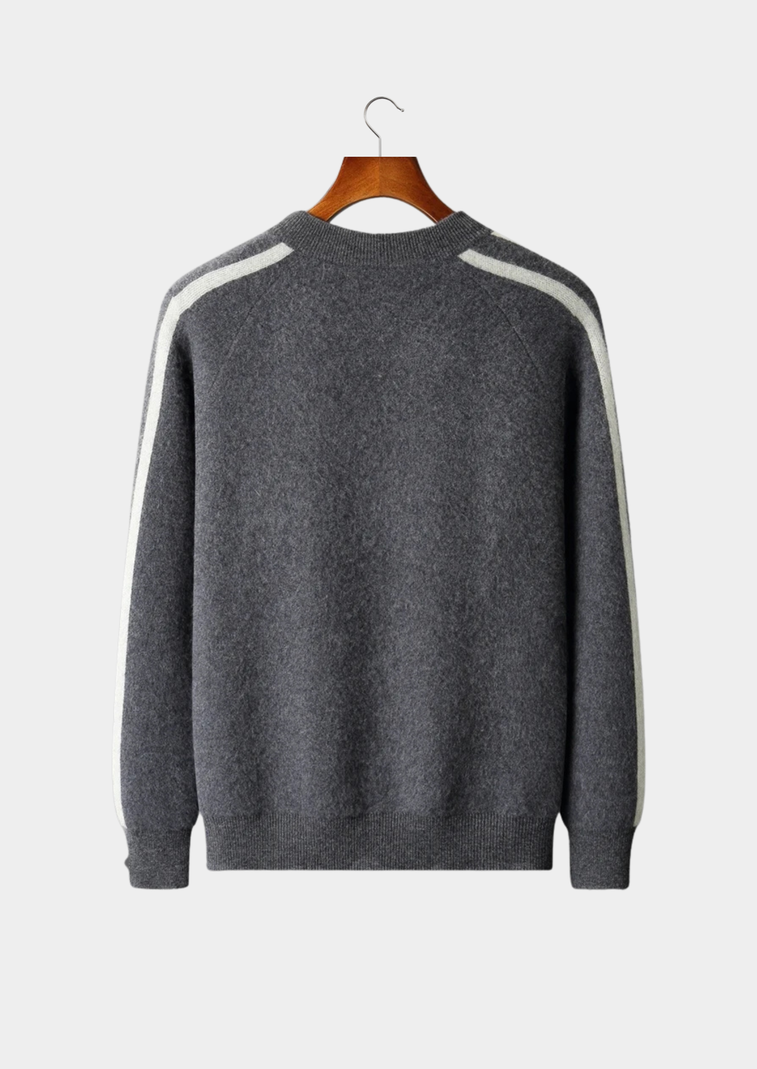 LIVAA Cardigan Listrado em Lã