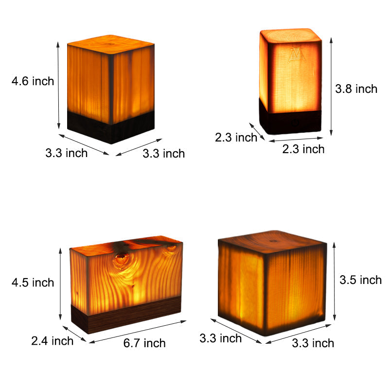Abajur LED Sofisticado – WoodGlow