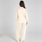 Eline | Conjunto Premium de Loungewear com Calças Confortáveis e Decote em V