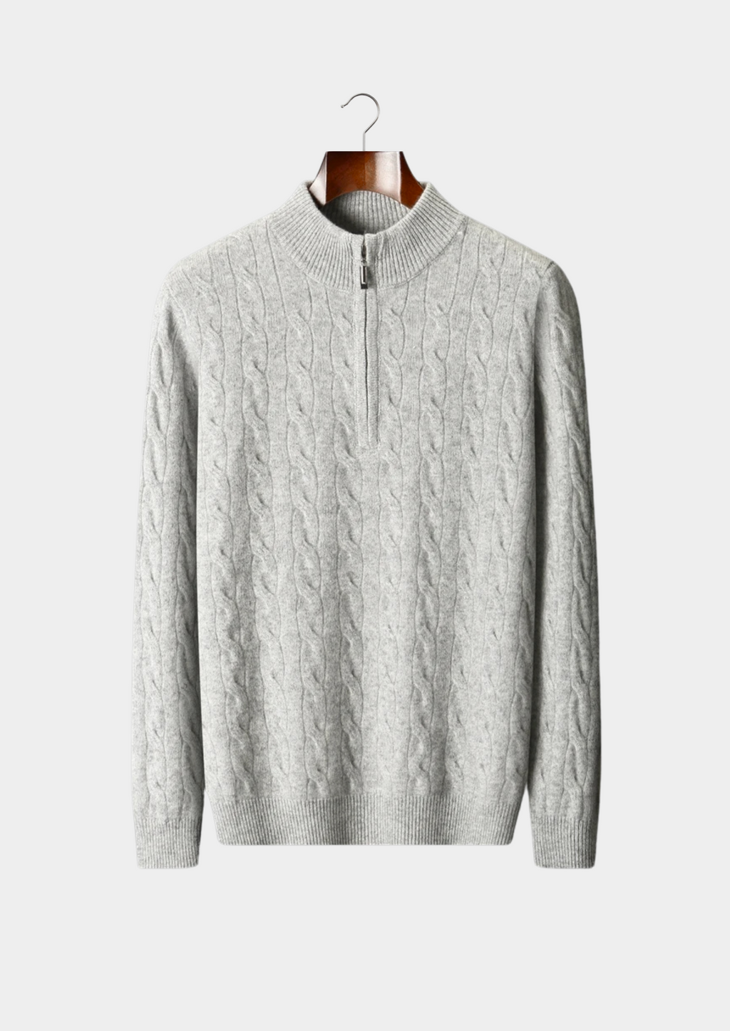 LIVAA Sweater com Zíper Frontal