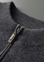 LIVAA Cardigan Listrado em Lã
