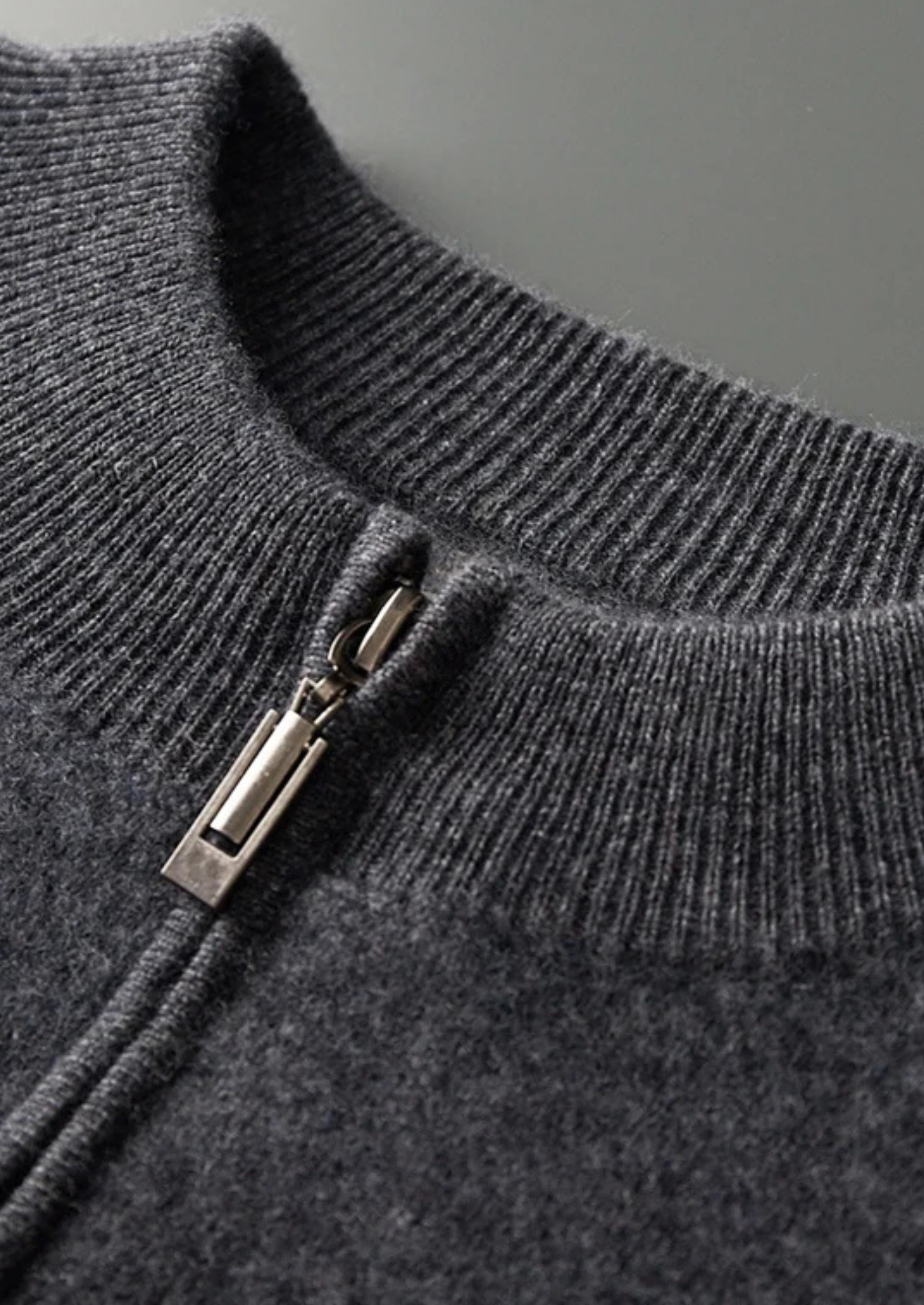 LIVAA Cardigan Listrado em Lã