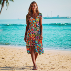Benignan | Vestido Vibrante para Mulheres