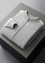 LIVAA Cardigan Listrado em Lã
