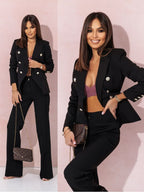 Elisea | Conjunto de Blazers Modernos Femininos para o Verão