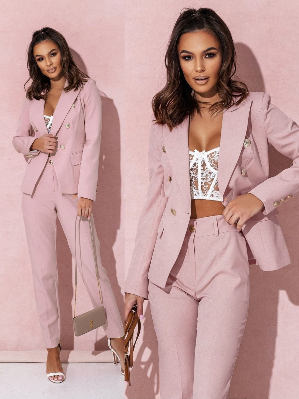 Elisea | Conjunto de Blazers Modernos Femininos para o Verão