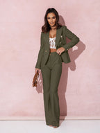 Elisea | Conjunto de Blazers Modernos Femininos para o Verão