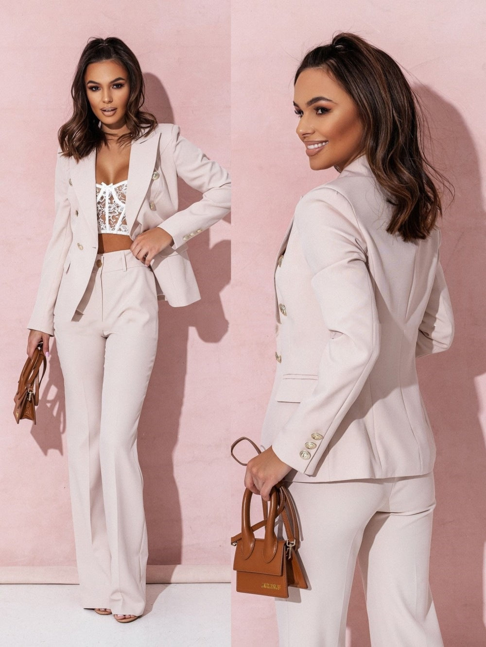 Elisea | Conjunto de Blazers Modernos Femininos para o Verão