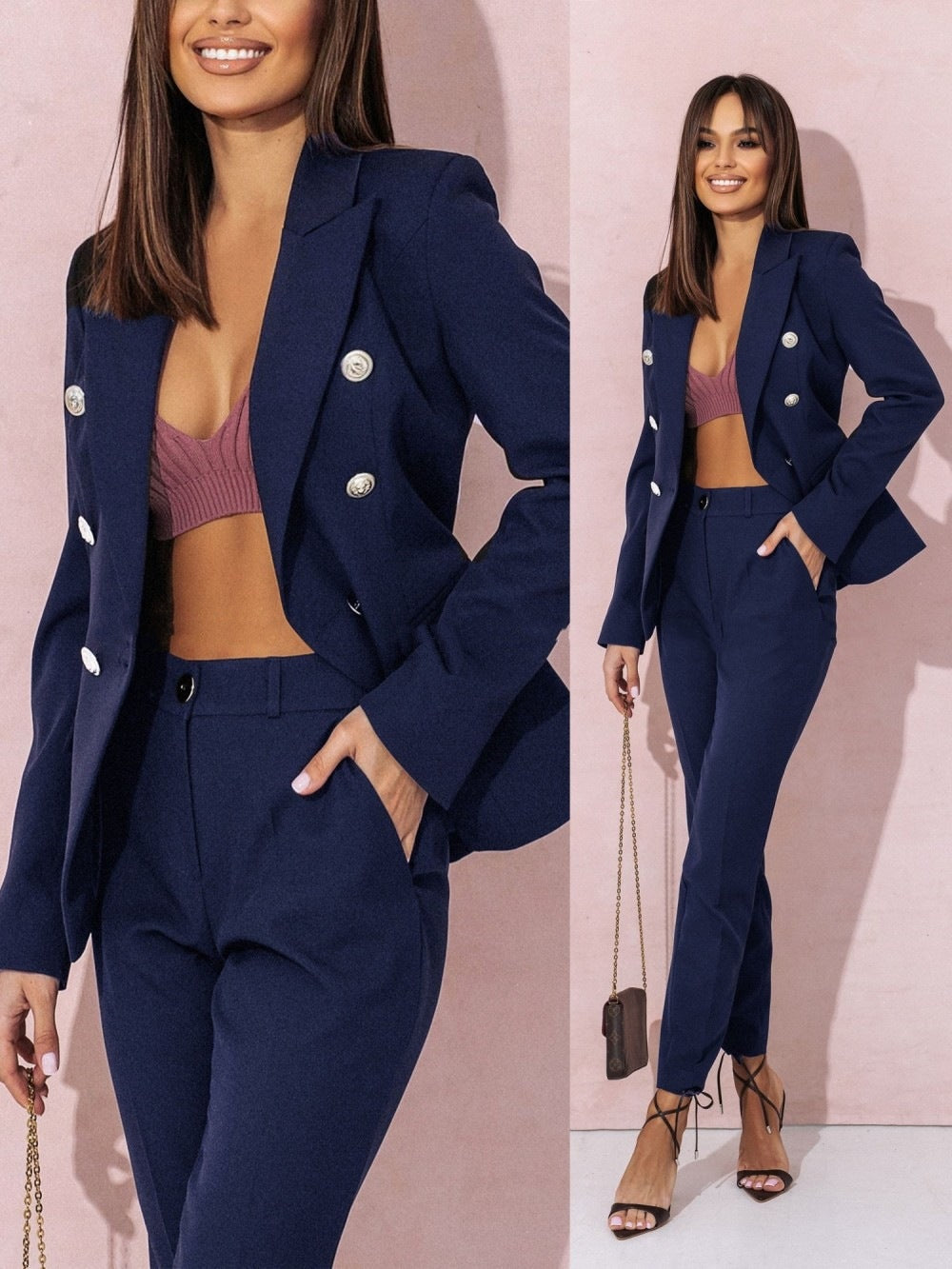 Elisea | Conjunto de Blazers Modernos Femininos para o Verão