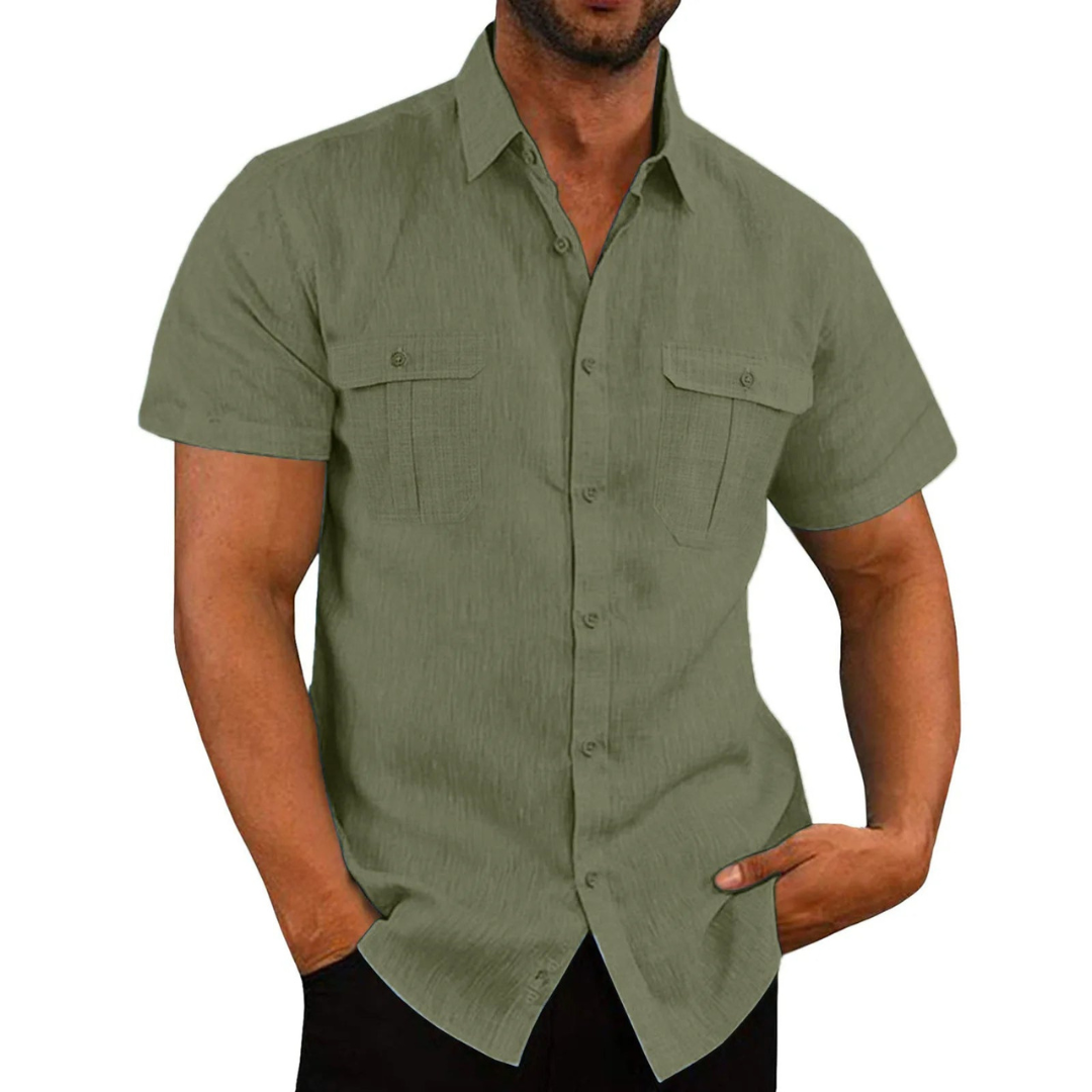 Yannick | Camisa Masculina de Manga Curta