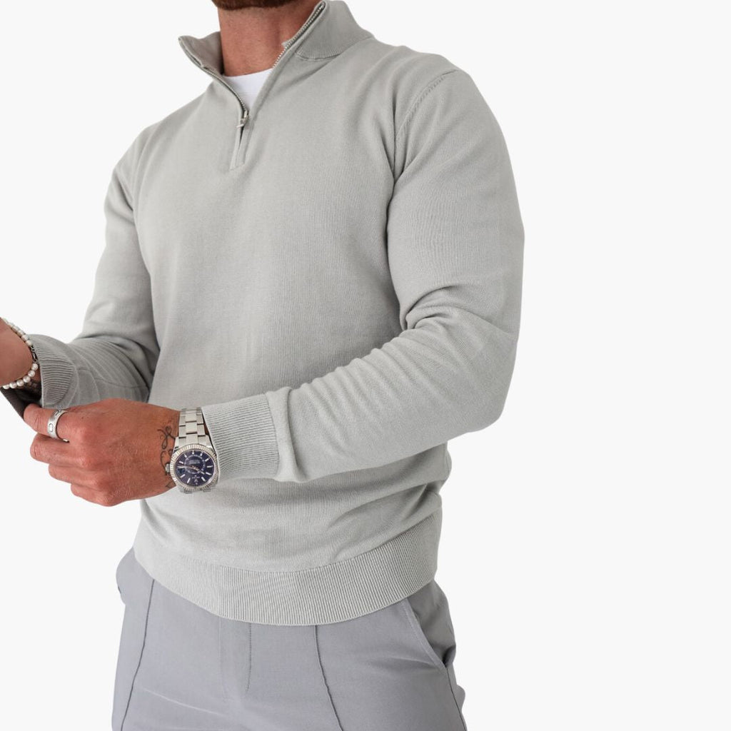 DAAN | Suéter de Meio-Zip Masculino - Perfeito para Climas Frescos