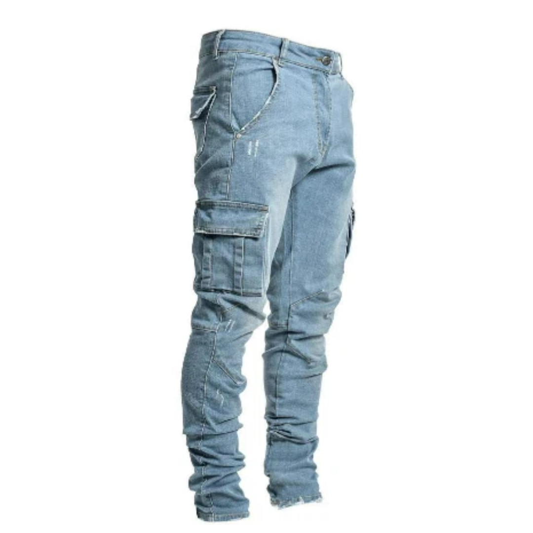 Julio | Calças Cargo Masculinas Elegantes | Corte Slim