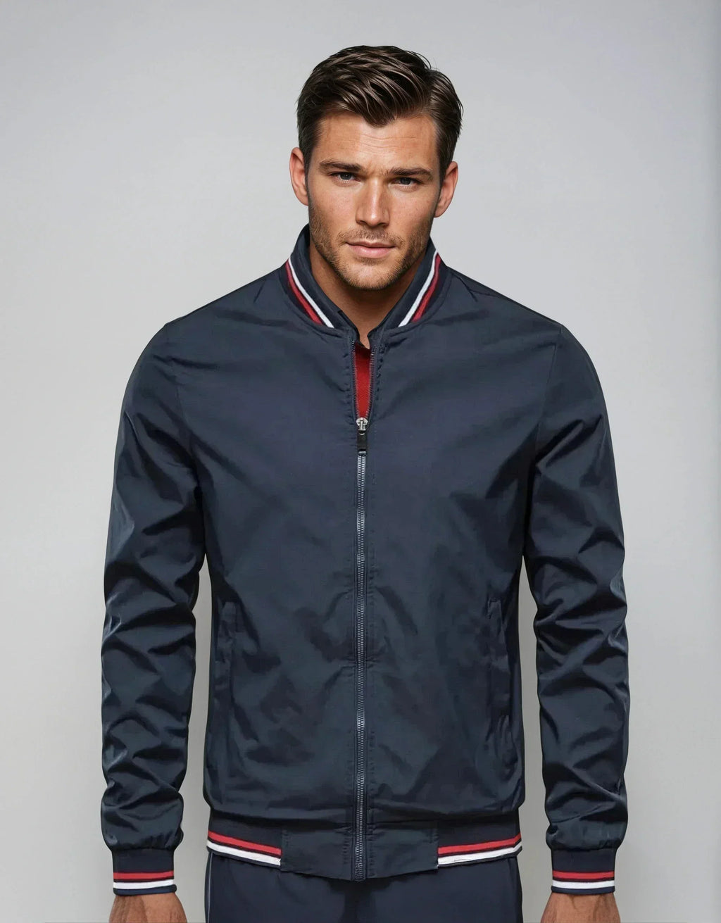 NIVARO - Estiloso Casaco Bomber Masculino