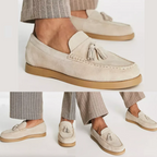 Confortáveis Sapatos Clássicos de Camurça Masculinos