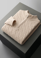 LIVAA Sweater com Zíper Frontal