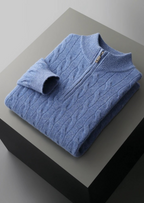 LIVAA Sweater com Zíper Frontal