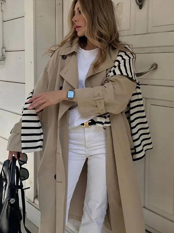 Elegante Casaco Trench Amara