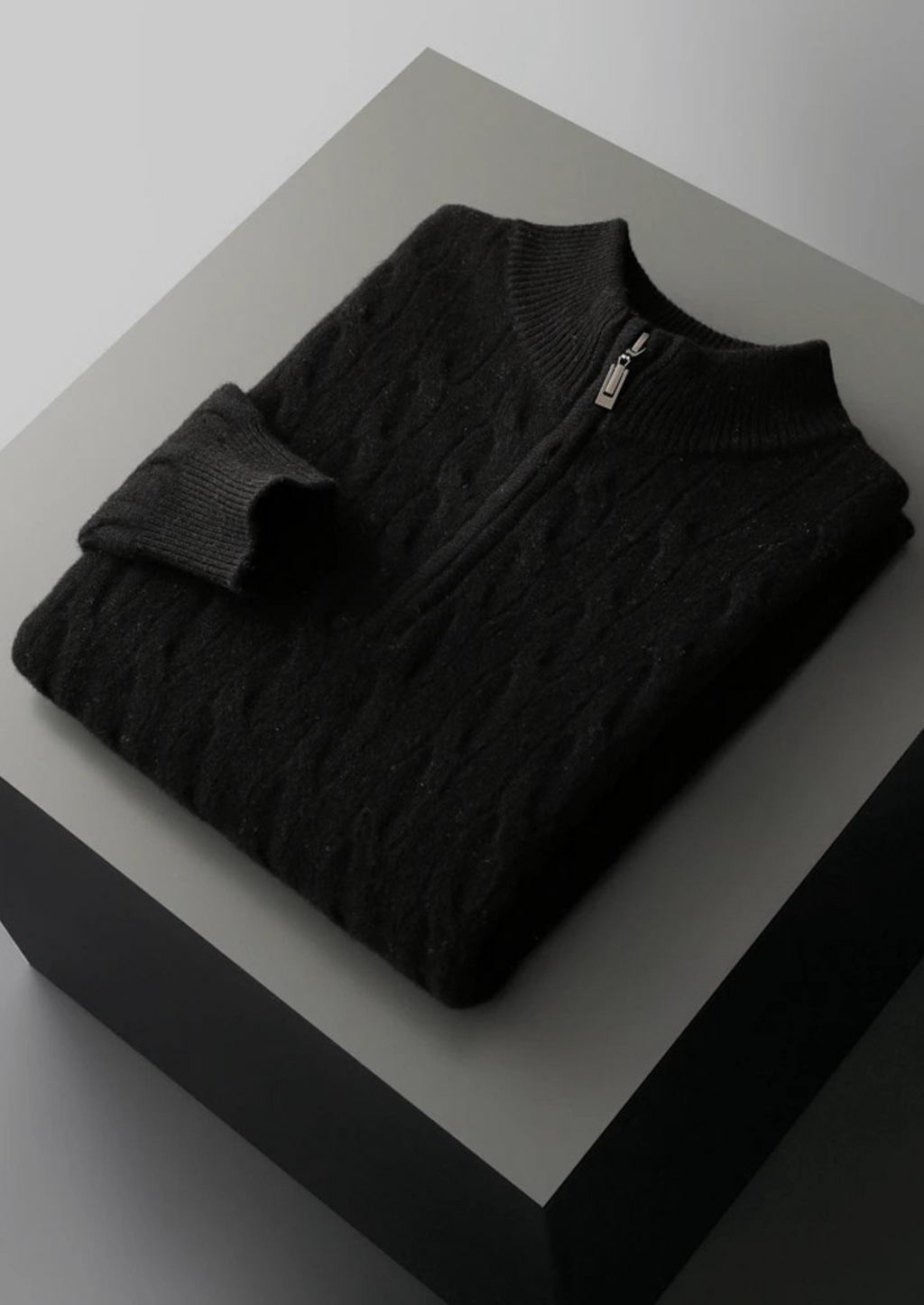 LIVAA Sweater com Zíper Frontal