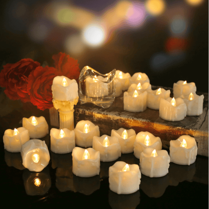 Iluminação Ambiance com Chama Realista