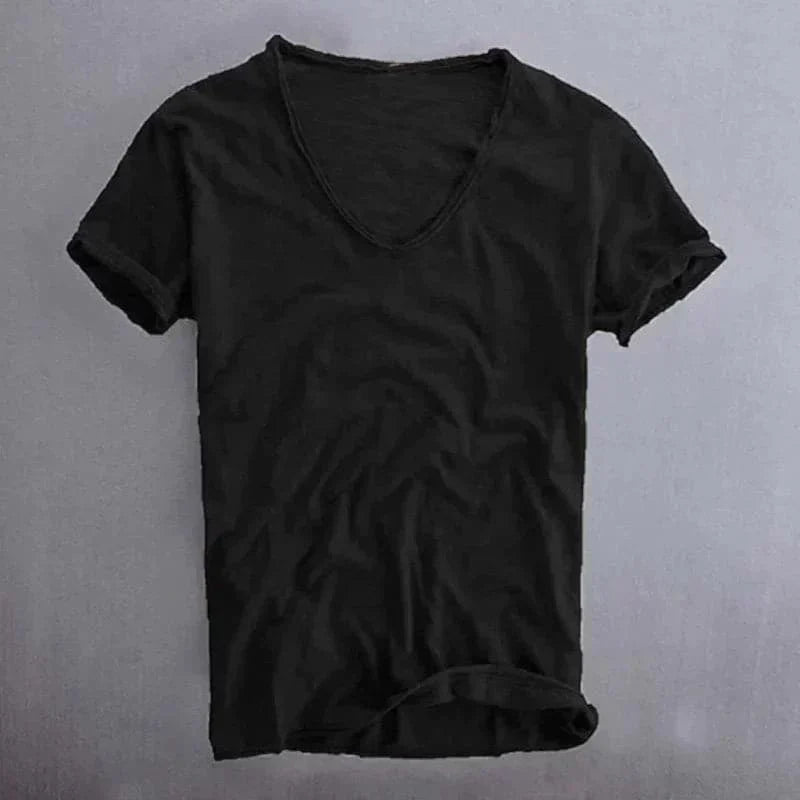 Sonny | Camiseta Masculina de V-Abertura Premium