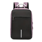 Modern Padded Unisex Travel Backpack with Zipper Closure